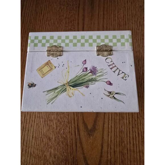 Marjolein Bastin 87 New 4x6 Blank Recipe Cards & Box Holder Hallmark Natures... - Picture 4 of 6